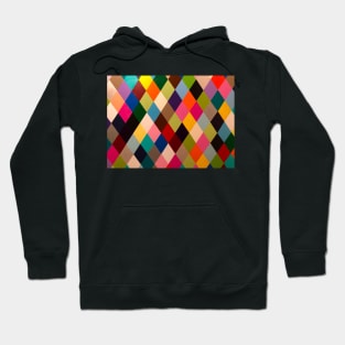 Hard Edge Diamonds Multicolor Hoodie